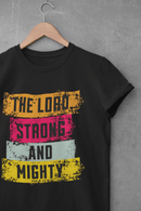 Lord Strong and Mighty Christian Hoodie Psalm 24:8 Faith Streetwear - Encore2woNavyS