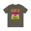 Lord Strong and Mighty Psalm 24:8 Christian Faith Graphic Tee - Encore2woArmyS