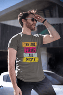 Lord Strong and Mighty Psalm 24:8 Christian Faith Graphic Tee - Encore2woRedS
