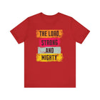 Lord Strong and Mighty Psalm 24:8 Christian Faith Graphic Tee - Encore2woRedS