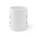 Love and Peace Floral Mug – Boho Rose & Bird 11oz Ceramic - Encore2wo11oz