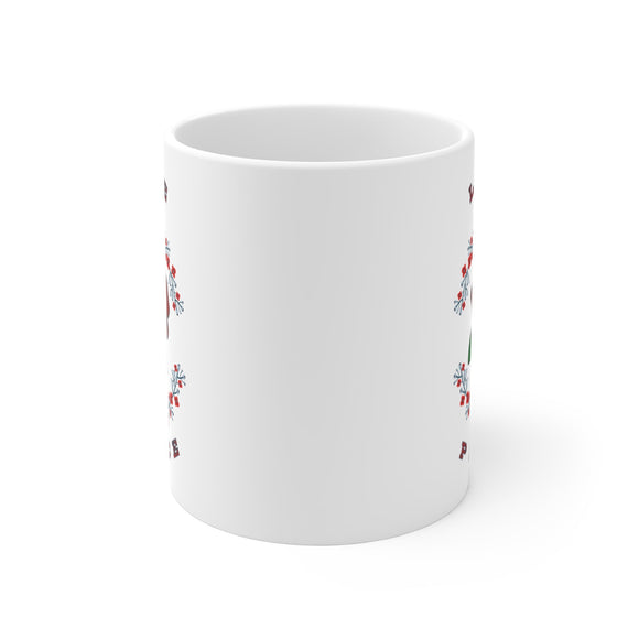 Love and Peace Floral Mug – Boho Rose & Bird 11oz Ceramic - Encore2wo11oz