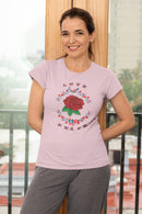 Love and Peace Ladies Short Sleeve Tee - Encore2woWhiteS