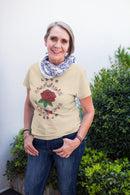 Love and Peace Ladies Short Sleeve Tee - Encore2woWhiteS