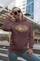 Love Covers All Floral Hoodie Inspirational Faith Sweatshirt - Encore2woLight PinkS