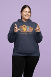 Love Covers All Floral Hoodie Inspirational Faith Sweatshirt - Encore2woNavyS