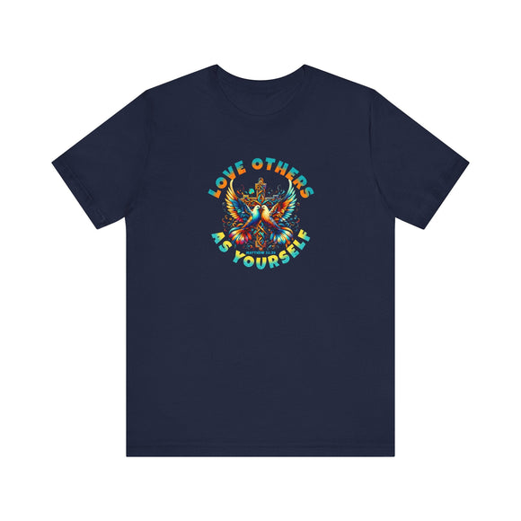 Love Others as Yourself T-Shirt - Matthew 22:39 Design - Encore2woNavyS