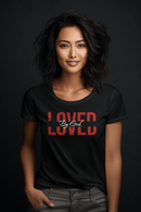 Loved By God Unisex Christian T-Shirt – Faith - Inspired Tee - Encore2woBlackS