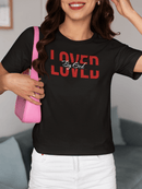 Loved By God Unisex Christian T-Shirt – Faith - Inspired Tee - Encore2woBlackS