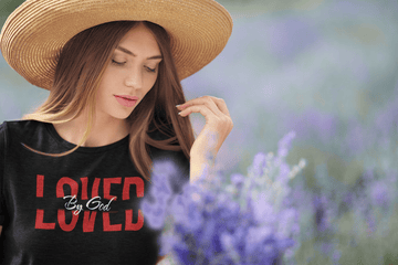 Loved By God Unisex Christian T-Shirt – Faith - Inspired Tee - Encore2woBlackS