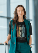 Loved Retro Heart Graphic Tee Valentines Day Is Everyday Shirt - Encore2woMaroonS