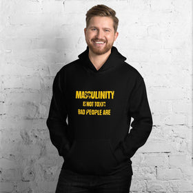 Masculinity Is Not Toxic Gold Unisex Hoodie - Encore2woBlackS