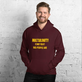 Masculinity Is Not Toxic Gold Unisex Hoodie - Encore2woMaroonS