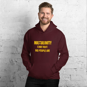Masculinity Is Not Toxic Gold Unisex Hoodie - Encore2woMaroonS