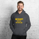 Masculinity Is Not Toxic Gold Unisex Hoodie - Encore2woDark HeatherS