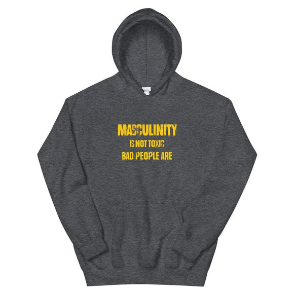 Masculinity Is Not Toxic Gold Unisex Hoodie - Encore2woBlackS