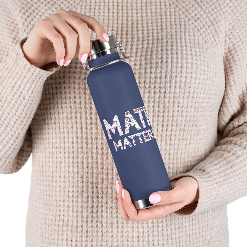 Math Matters 22oz Vacuum Insulated Bottle - Encore2woNavy22oz