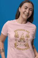 Mother's Day Is Everyday Mama Bear Graphic Tee Cute Gift for Mom - Encore2woWhiteS