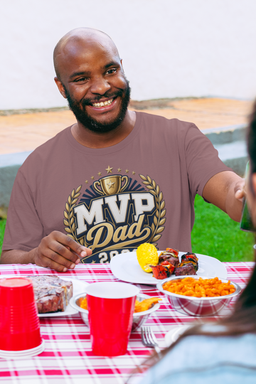 MVP Dad 2026 Father’s Day Comfort Colors T-Shirt - Father’s Day Trophy Tee - Encore2woBrickS