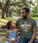 MVP Dad 2026 Father’s Day Comfort Colors T-Shirt - Father’s Day Trophy Tee - Encore2woRedS
