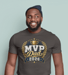 MVP Dad 2026 Father’s Day Comfort Colors T-Shirt - Father’s Day Trophy Tee - Encore2woGraphiteS