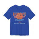 New York Basketball Grit T-Shirt | 2026 Eastern Champs Tee, NY Hoops Fan Orange Blue - Encore2woTrue RoyalS