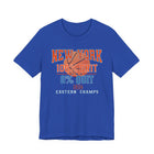 New York Basketball Grit T-Shirt | 2026 Eastern Champs Tee, NY Hoops Fan Orange Blue - Encore2woTrue RoyalS
