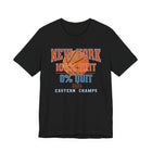 New York Basketball Grit T-Shirt | 2026 Eastern Champs Tee, NY Hoops Fan Orange Blue - Encore2woBlackS