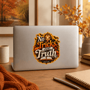 No Tricks, Just Truth Christian Halloween Sticker 3-Pack | John 8:32 - Encore2wo3.5 inches
