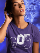 Obey God Christian Graphic T-Shirt - Encore2woRedS