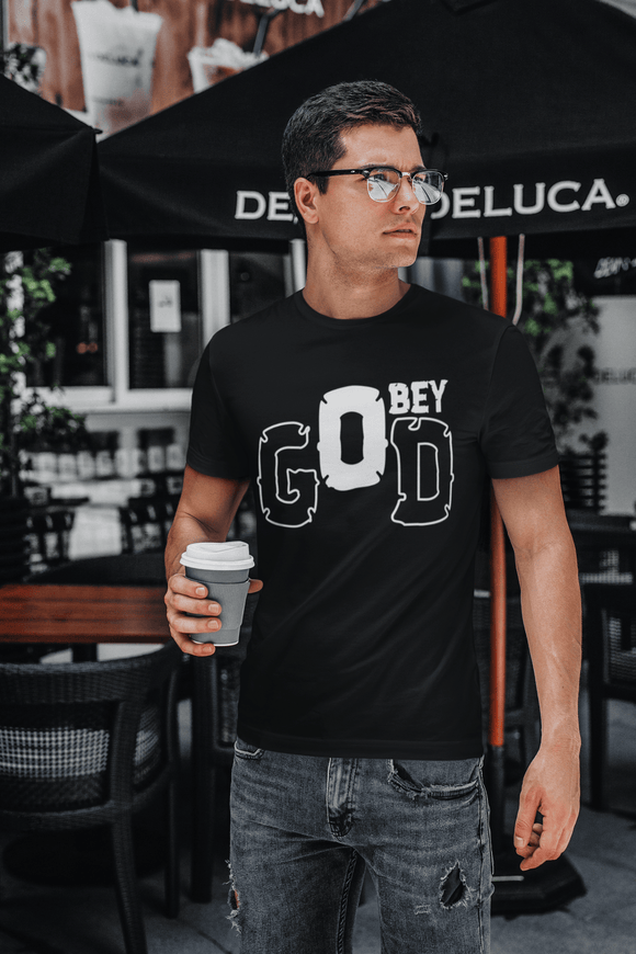 Obey God Christian Graphic T-Shirt - Encore2woRedS
