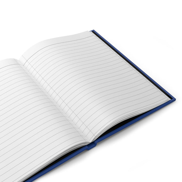 One Nation Under God Blue Hardcover Journal Matte - Encore2woJournal