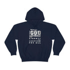 One Nation Under God Unisex Hoodie Sweatshirt - Encore2woNavyS