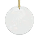 Patriotic Eagle Christmas Acrylic Ornament - Encore2wo1 pcRoundOne size