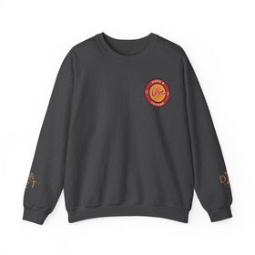Personalized Couples Name Logo Crewneck Sweatshirt - Encore2woSDark Heather
