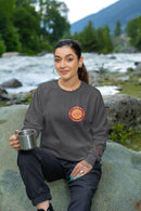 Personalized Couples Name Logo Crewneck Sweatshirt - Encore2woSBlack