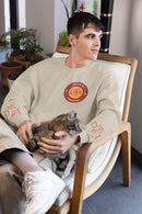Personalized Couples Name Logo Crewneck Sweatshirt - Encore2woSBlack