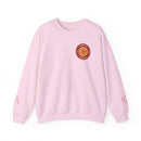 Personalized Couples Name Logo Crewneck Sweatshirt - Encore2woSLight Pink