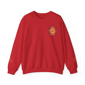 Personalized Couples Name Logo Crewneck Sweatshirt - Encore2woSRed