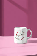 Personalized Floral Name Mug - Customizable 12oz Ceramic - Encore2wo