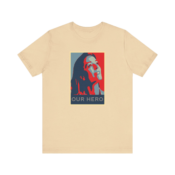Personalized Hope Poster T-Shirt with Custom Portrait and Caption - Encore2woSoft CreamS