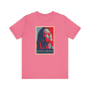 Personalized Hope Poster T-Shirt with Custom Portrait and Caption - Encore2woCharity PinkS