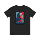 Personalized Hope Poster T-Shirt with Custom Portrait and Caption - Encore2woBlackS