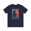 Personalized Hope Poster T-Shirt with Custom Portrait and Caption - Encore2woNavyS
