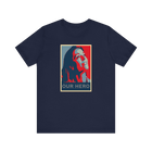 Personalized Hope Poster T-Shirt with Custom Portrait and Caption - Encore2woNavyS