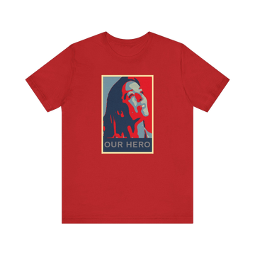 Personalized Hope Poster T-Shirt with Custom Portrait and Caption - Encore2woRedS