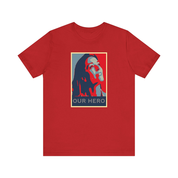 Personalized Hope Poster T-Shirt with Custom Portrait and Caption - Encore2woRedS
