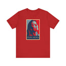 Personalized Hope Poster T-Shirt with Custom Portrait and Caption - Encore2woBlackS