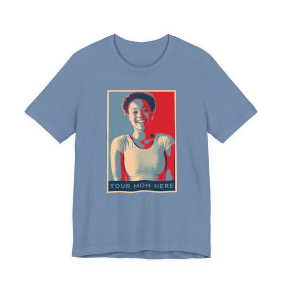 Personalized Mother's Day Hope Poster Graphic Tee Custom Photo Gift Shirt - Encore2woMaroonS