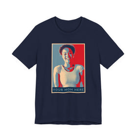 Personalized Mother's Day Hope Poster Graphic Tee Custom Photo Gift Shirt - Encore2woNavyS